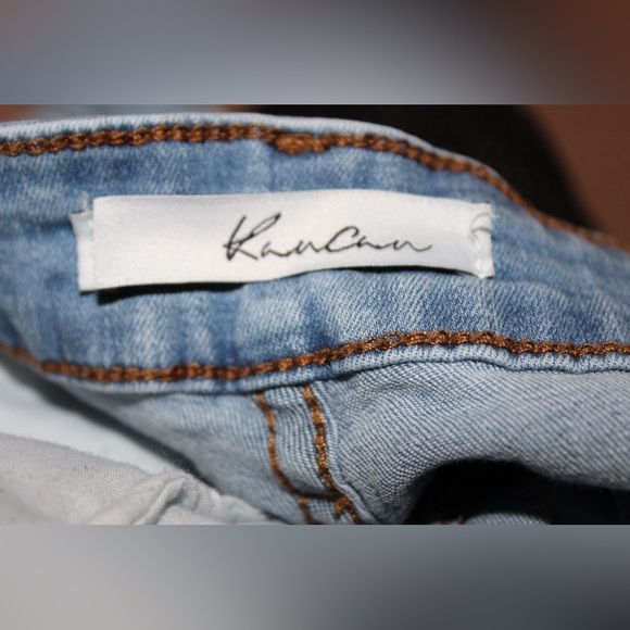 KanCan Denim Distressed Shorts Juniors Size 9 - Picture 3 of 4